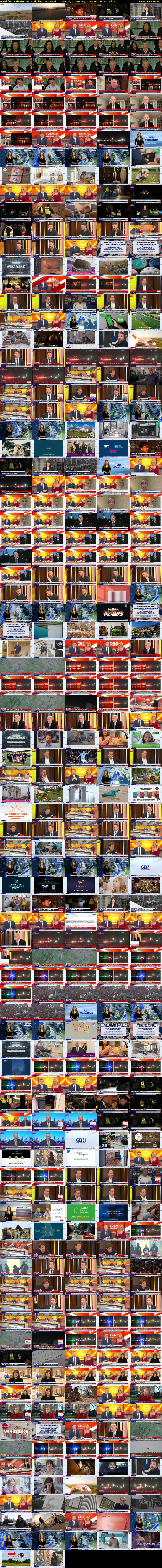 Breakfast with Stephen and Ellie (GB News) Thursday 30 January 2025 06:00 - 09:30
