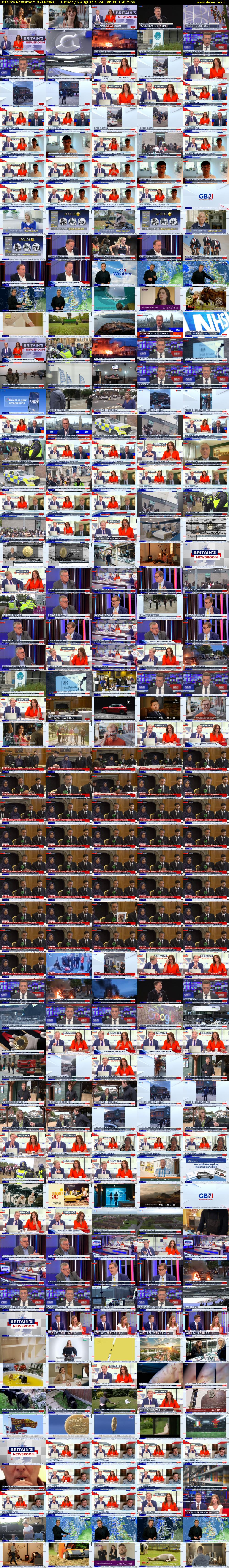 Britain's Newsroom (GB News) Tuesday 6 August 2024 09:30 - 12:00