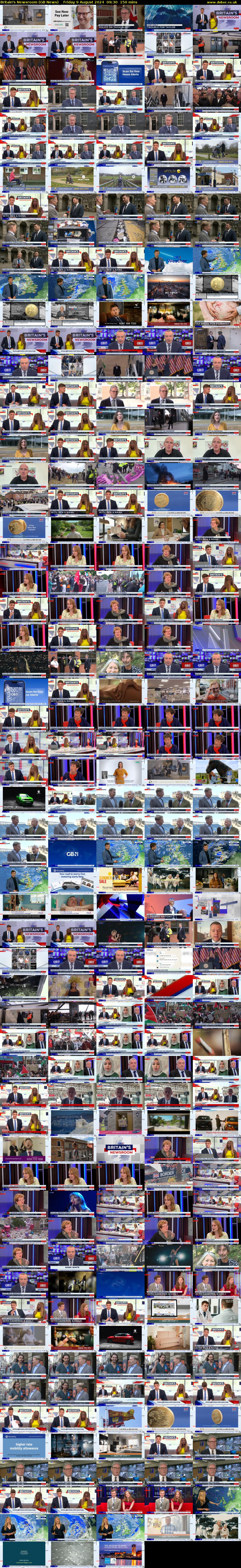 Britain's Newsroom (GB News) Friday 9 August 2024 09:30 - 12:00