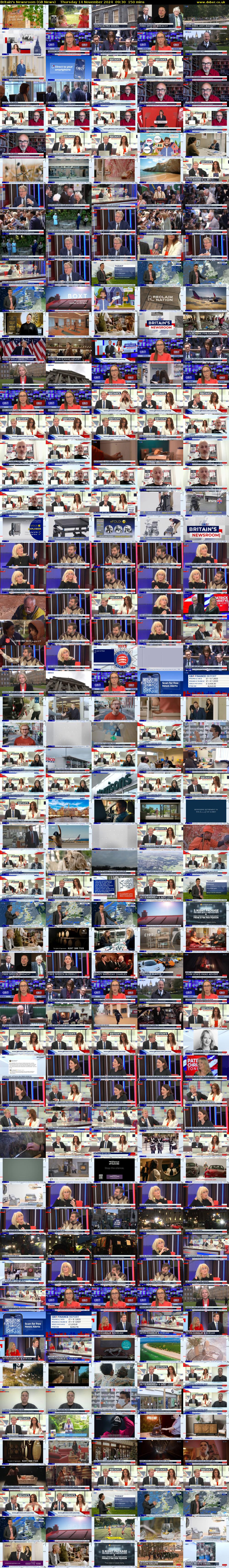 Britain's Newsroom (GB News) Thursday 14 November 2024 09:30 - 12:00