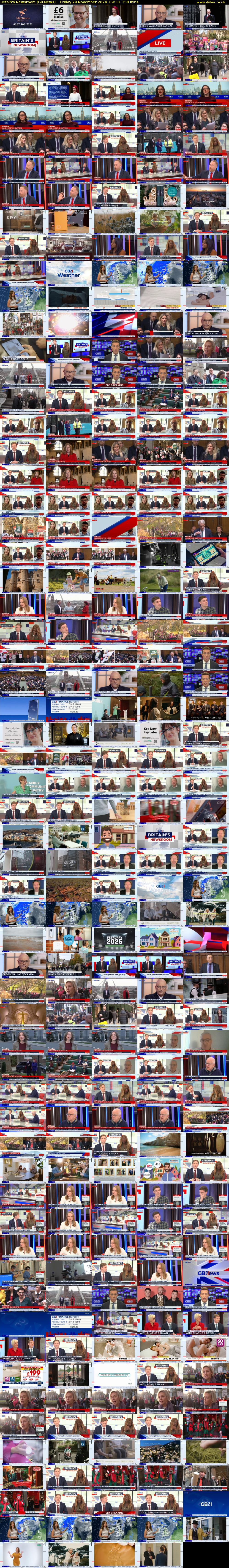 Britain's Newsroom (GB News) Friday 29 November 2024 09:30 - 12:00
