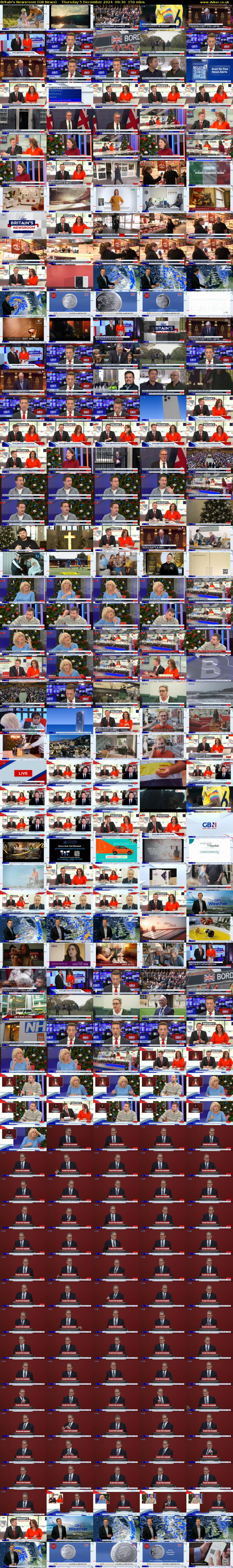 Britain's Newsroom (GB News) Thursday 5 December 2024 09:30 - 12:00