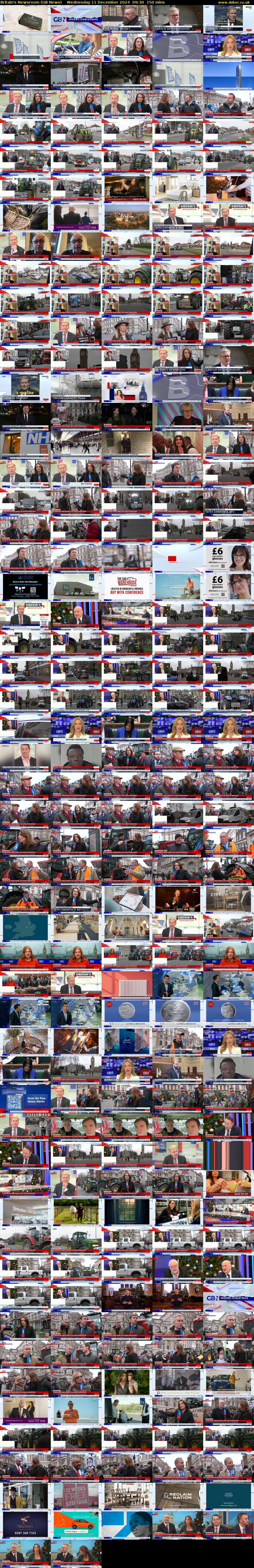 Britain's Newsroom (GB News) Wednesday 11 December 2024 09:30 - 12:00