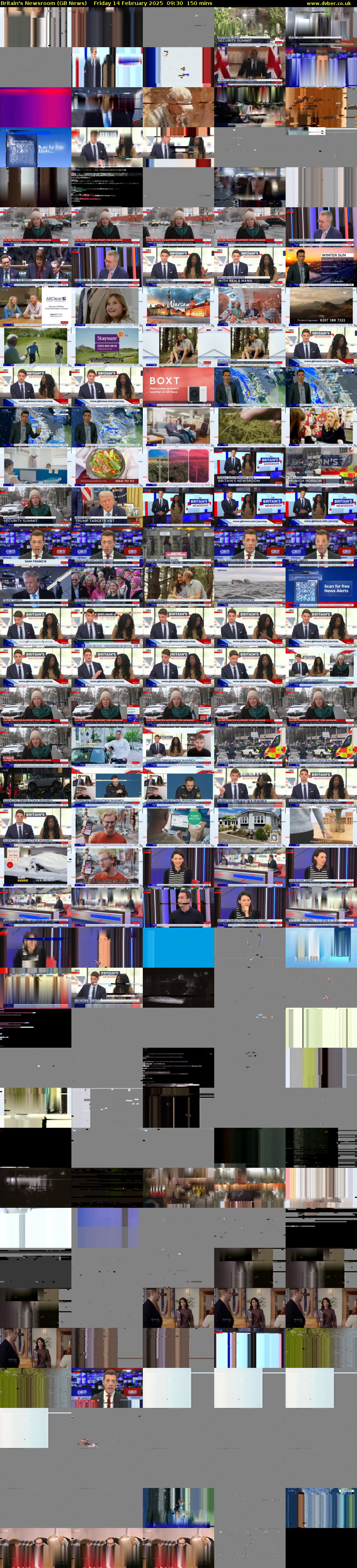 Britain's Newsroom (GB News) Friday 14 February 2025 09:30 - 12:00