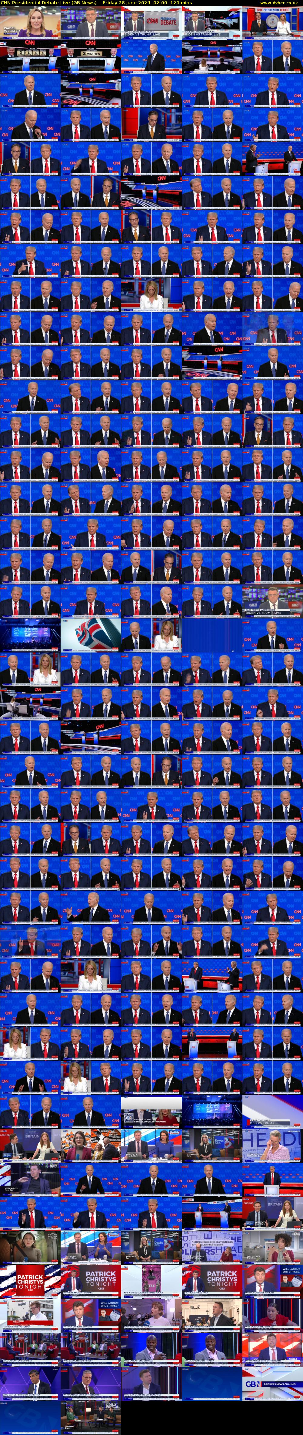 CNN Presidential Debate Live (GB News) Friday 28 June 2024 02:00 - 04:00