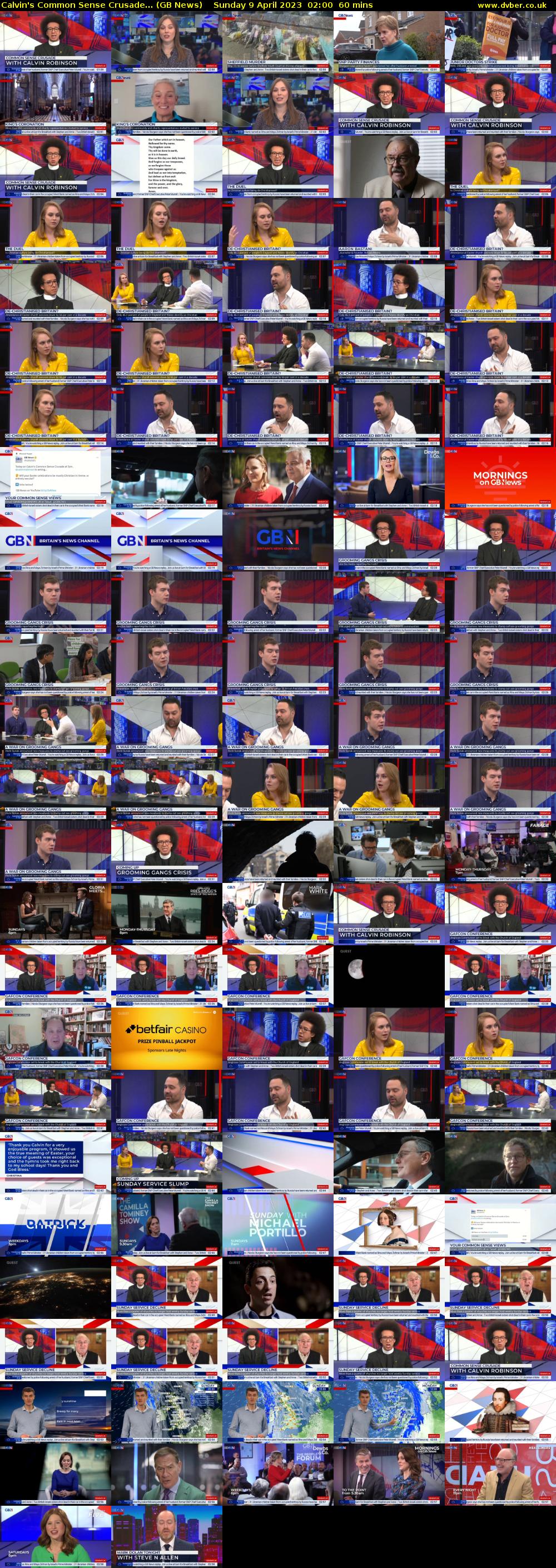 Calvin's Common Sense Crusade... (GB News) Sunday 9 April 2023 02:00 - 03:00