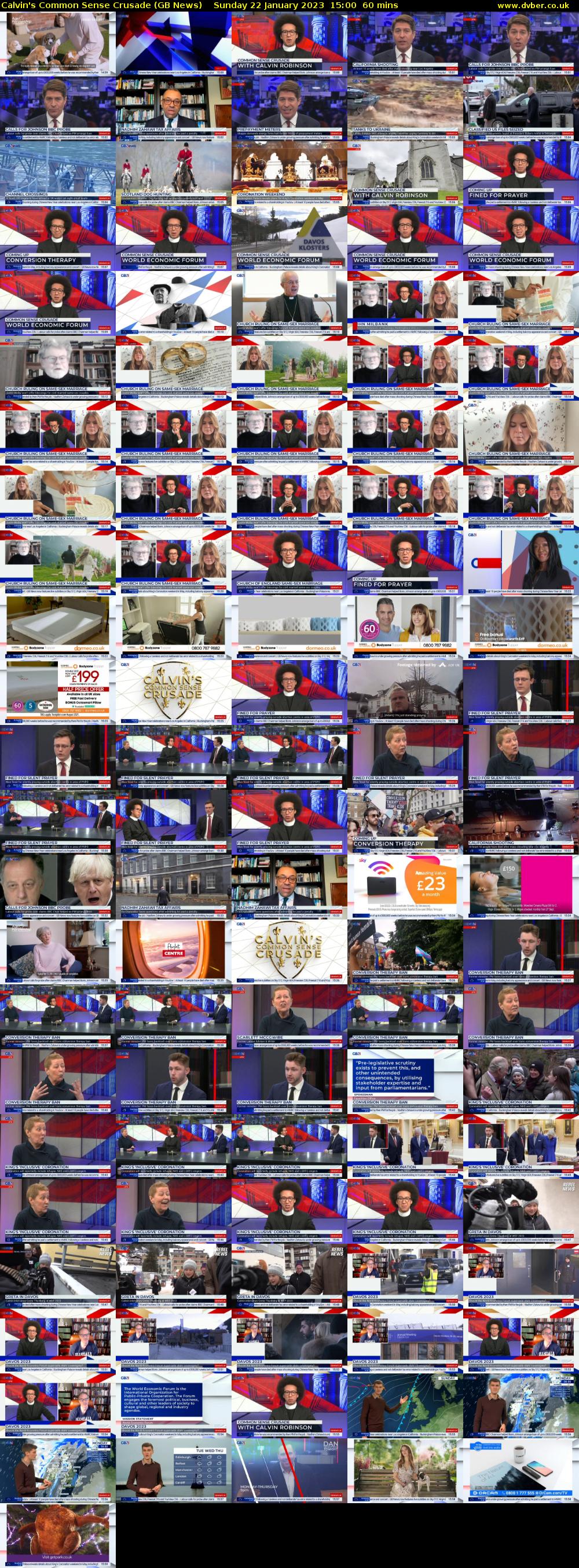 Calvin's Common Sense Crusade (GB News) Sunday 22 January 2023 15:00 - 16:00