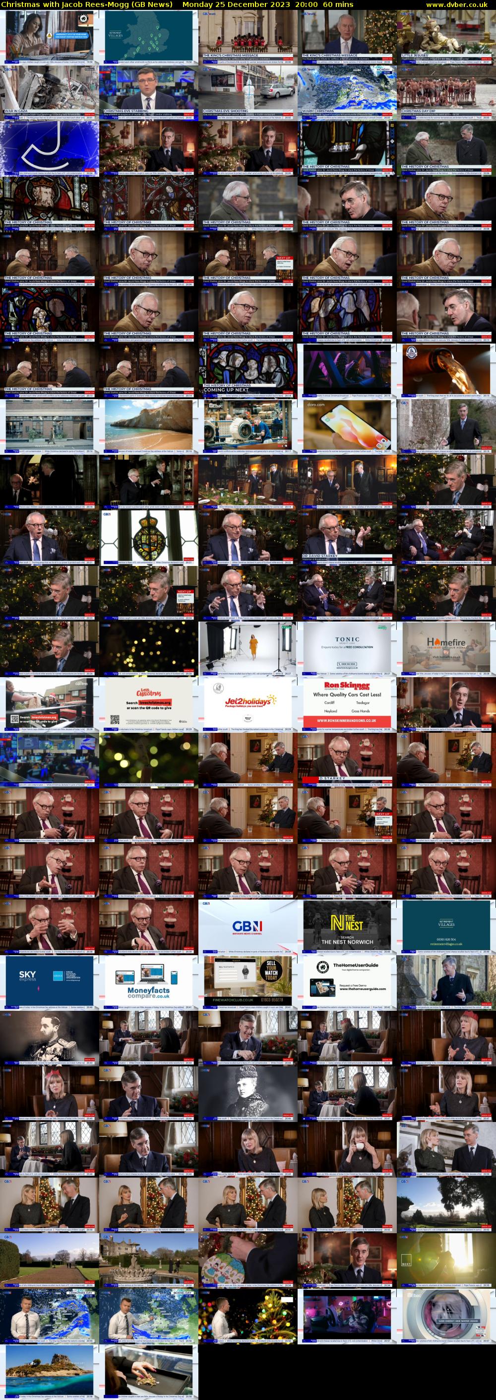 Christmas with Jacob Rees-Mogg (GB News) Monday 25 December 2023 20:00 - 21:00