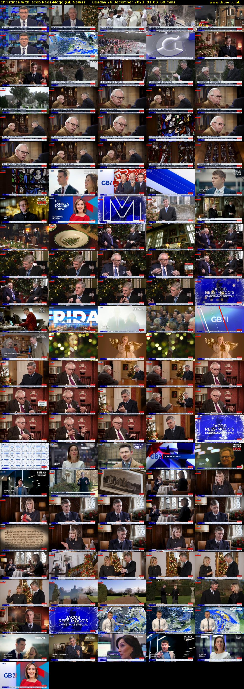 Christmas with Jacob Rees-Mogg (GB News) Tuesday 26 December 2023 01:00 - 02:00