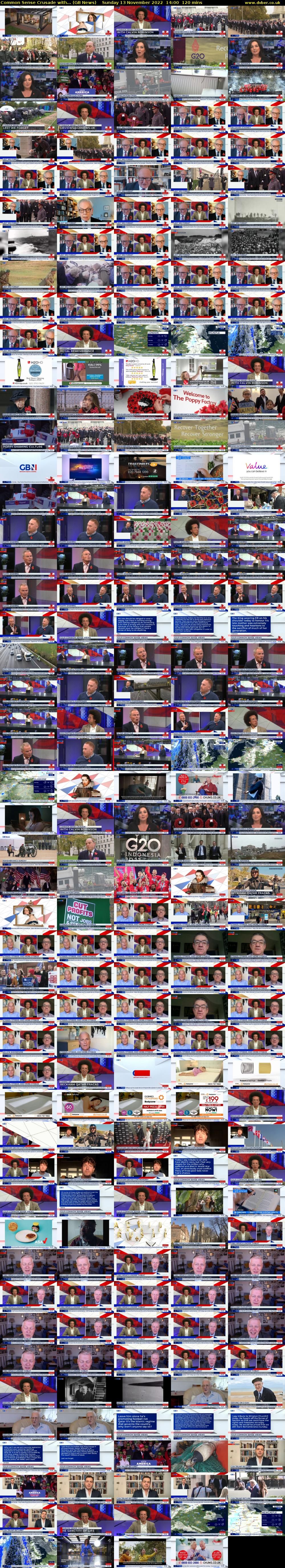 Common Sense Crusade with... (GB News) Sunday 13 November 2022 14:00 - 16:00