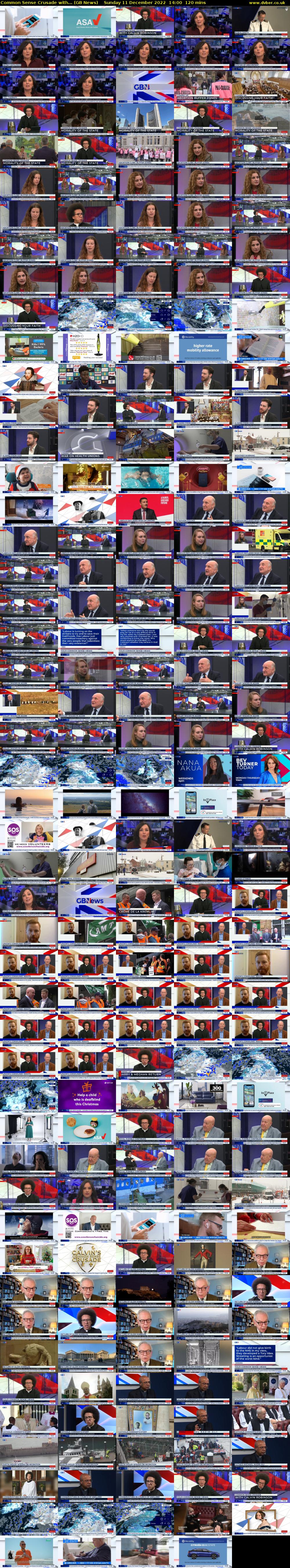 Common Sense Crusade with... (GB News) Sunday 11 December 2022 14:00 - 16:00