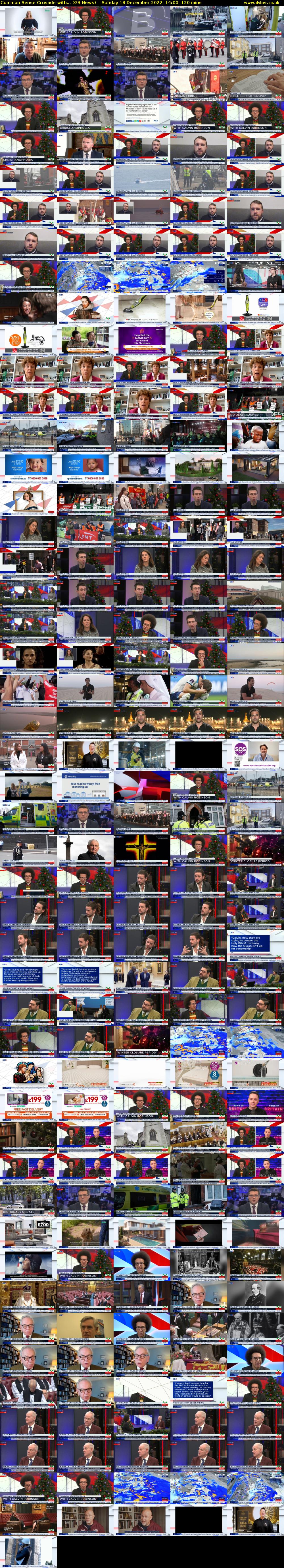 Common Sense Crusade with... (GB News) Sunday 18 December 2022 14:00 - 16:00
