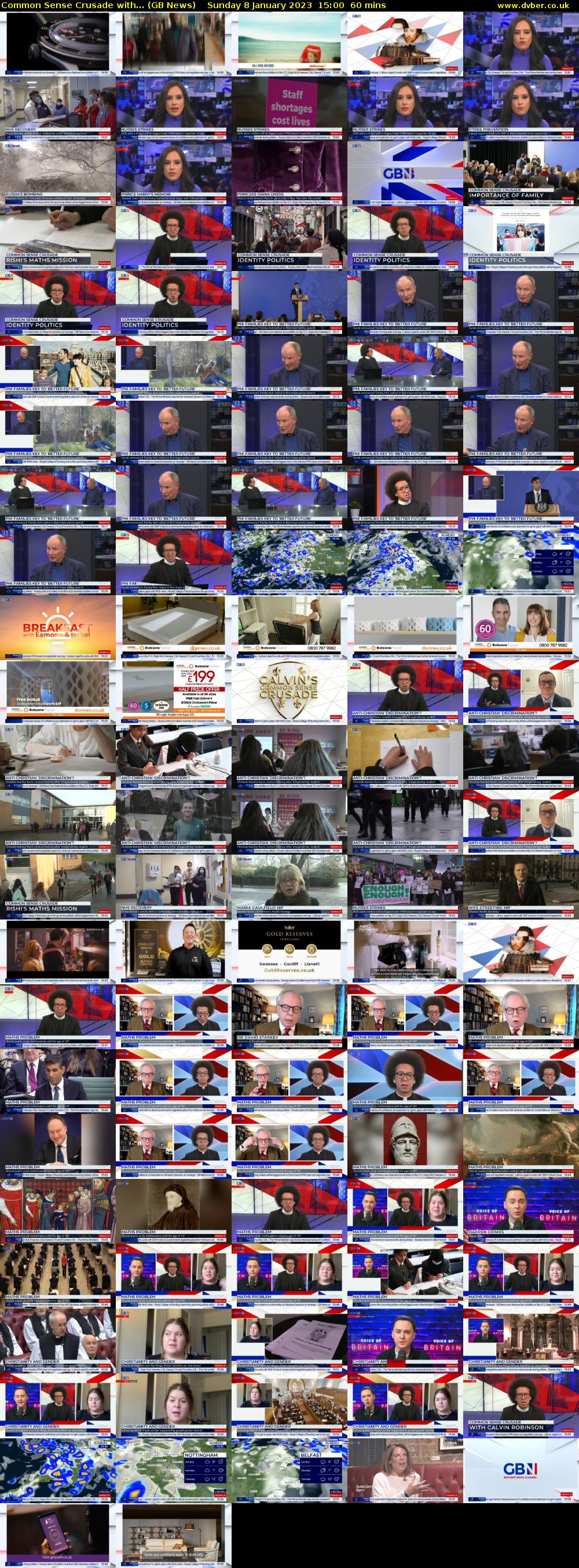Common Sense Crusade with... (GB News) Sunday 8 January 2023 15:00 - 16:00
