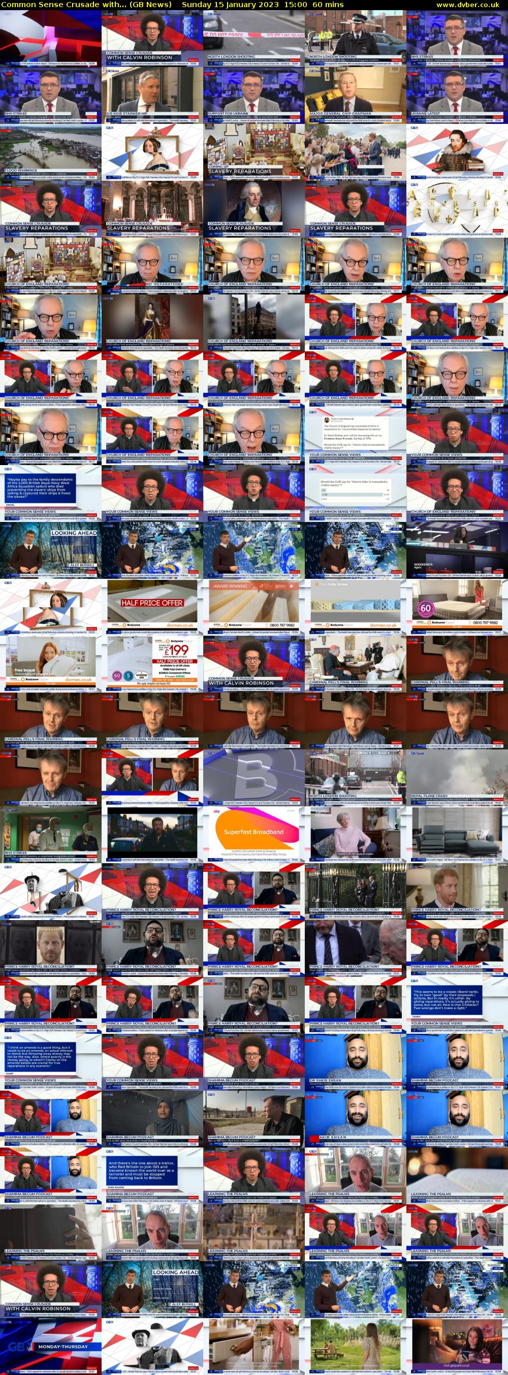 Common Sense Crusade with... (GB News) Sunday 15 January 2023 15:00 - 16:00