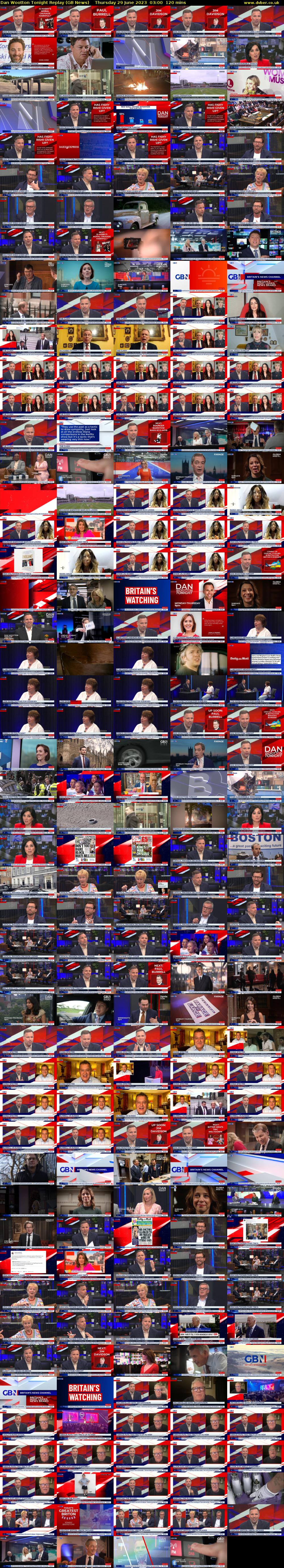 Dan Wootton Tonight Replay (GB News) Thursday 29 June 2023 03:00 - 05:00