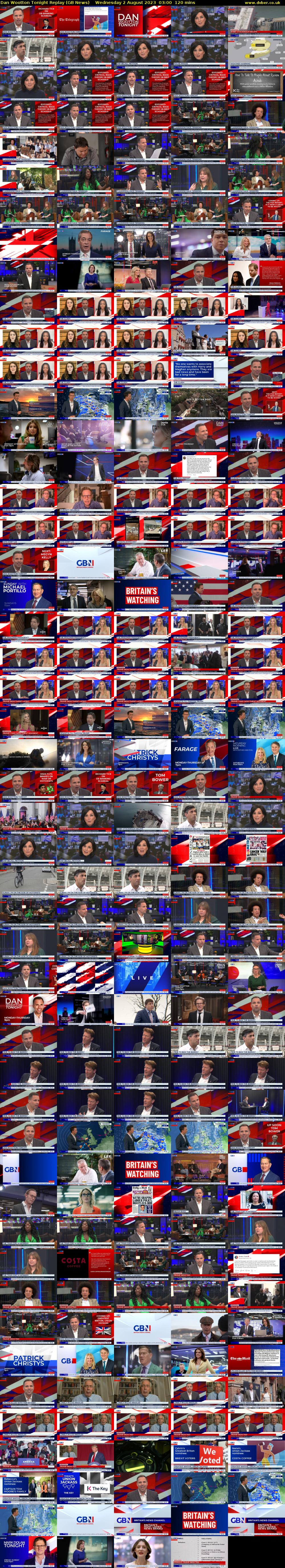 Dan Wootton Tonight Replay (GB News) Wednesday 2 August 2023 03:00 - 05:00