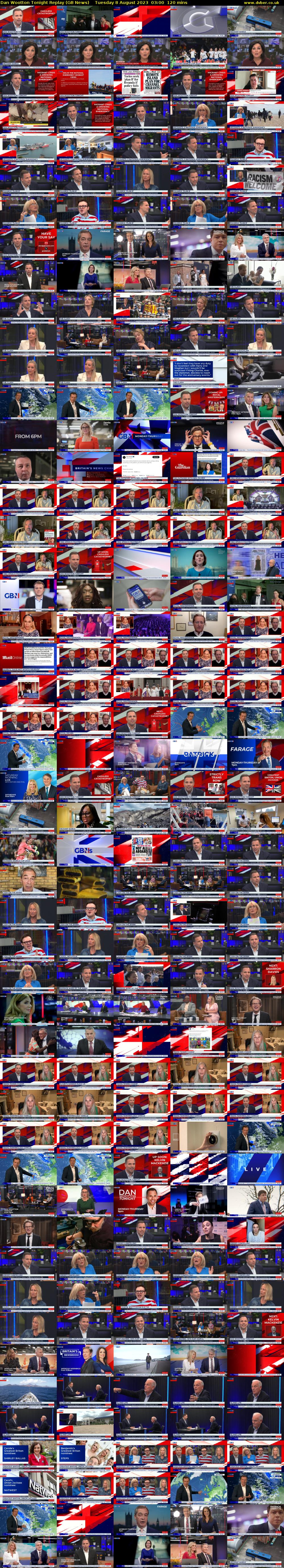 Dan Wootton Tonight Replay (GB News) Tuesday 8 August 2023 03:00 - 05:00