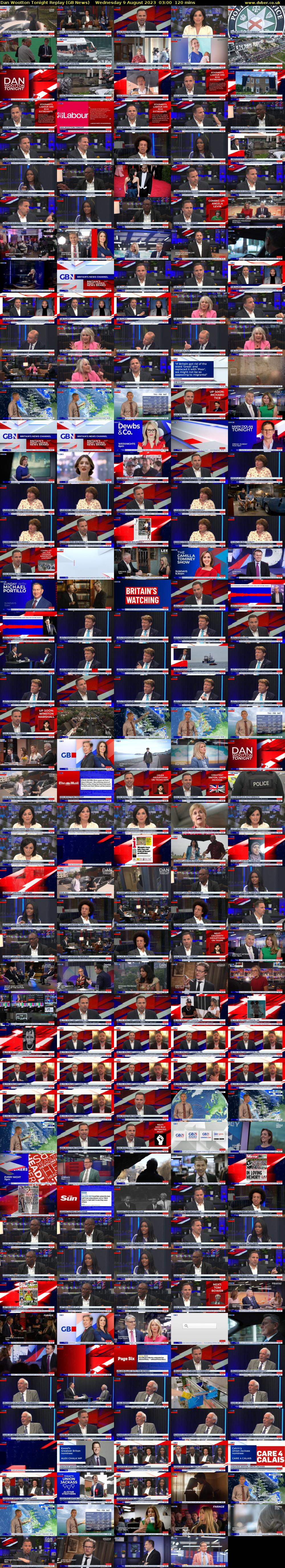 Dan Wootton Tonight Replay (GB News) Wednesday 9 August 2023 03:00 - 05:00