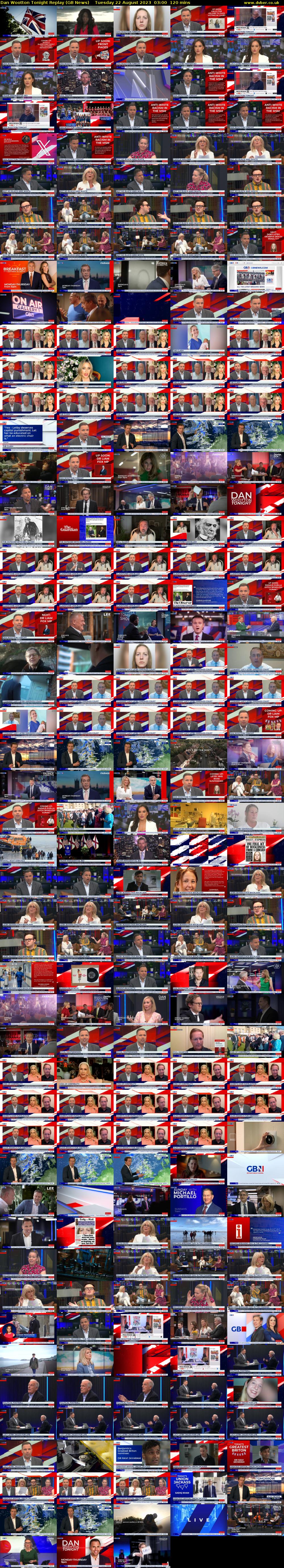 Dan Wootton Tonight Replay (GB News) Tuesday 22 August 2023 03:00 - 05:00