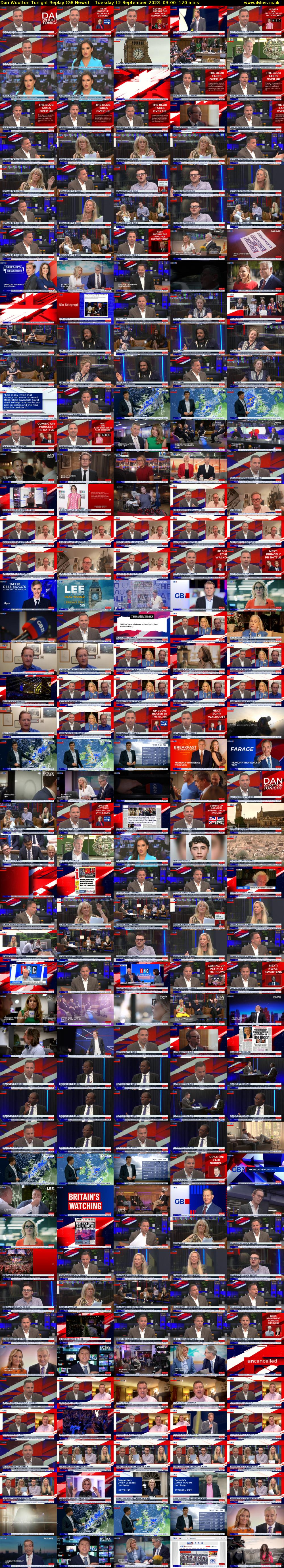 Dan Wootton Tonight Replay (GB News) Tuesday 12 September 2023 03:00 - 05:00