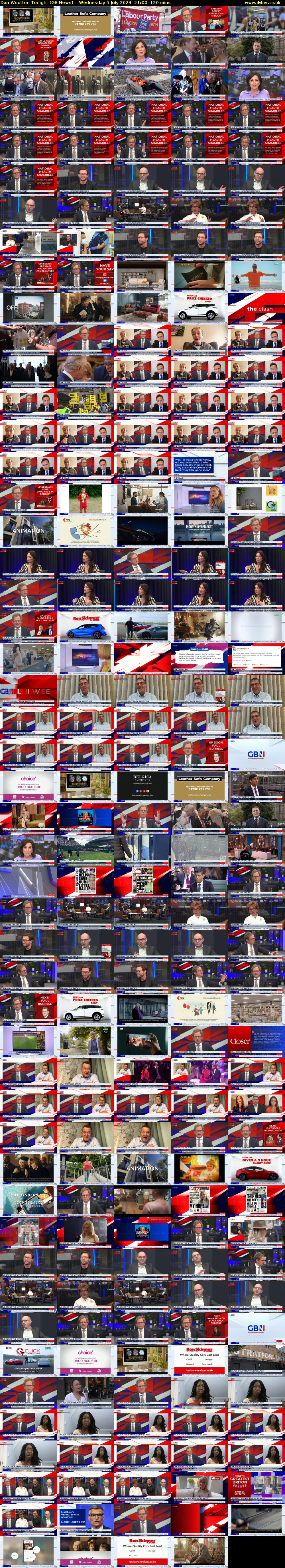 Dan Wootton Tonight (GB News) Wednesday 5 July 2023 21:00 - 23:00