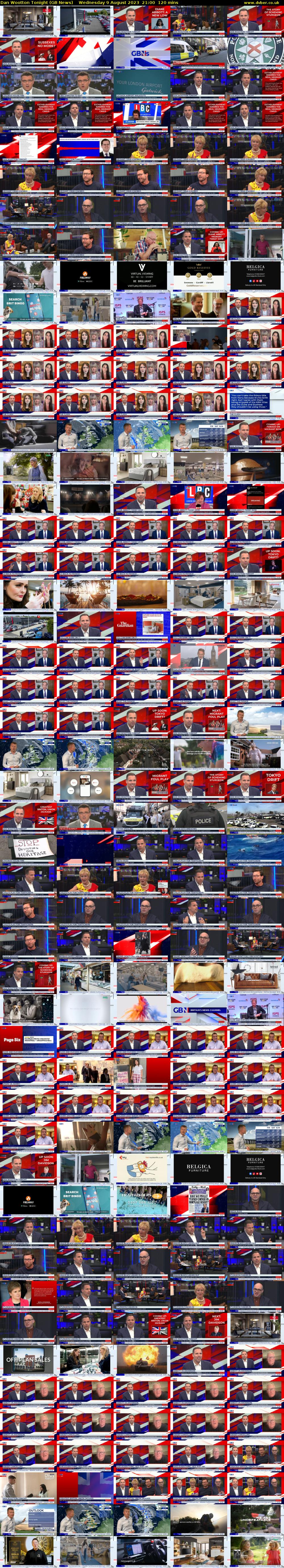 Dan Wootton Tonight (GB News) Wednesday 9 August 2023 21:00 - 23:00