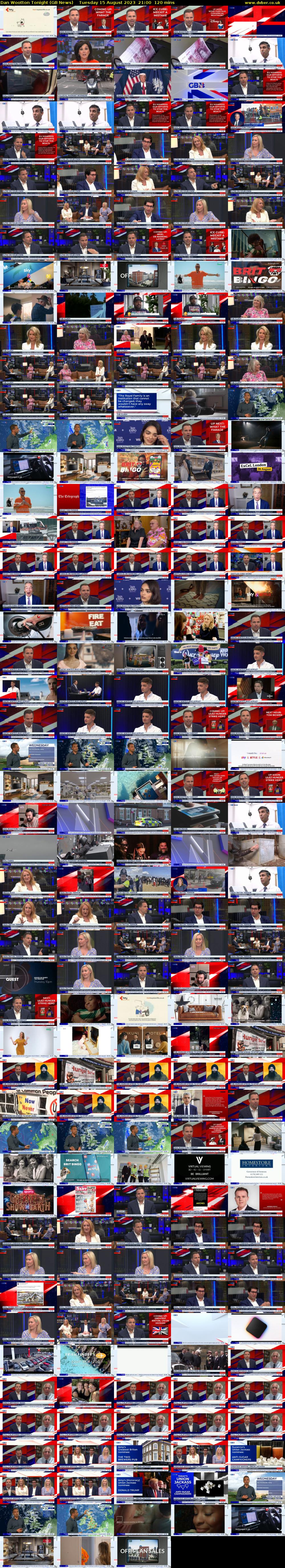 Dan Wootton Tonight (GB News) Tuesday 15 August 2023 21:00 - 23:00