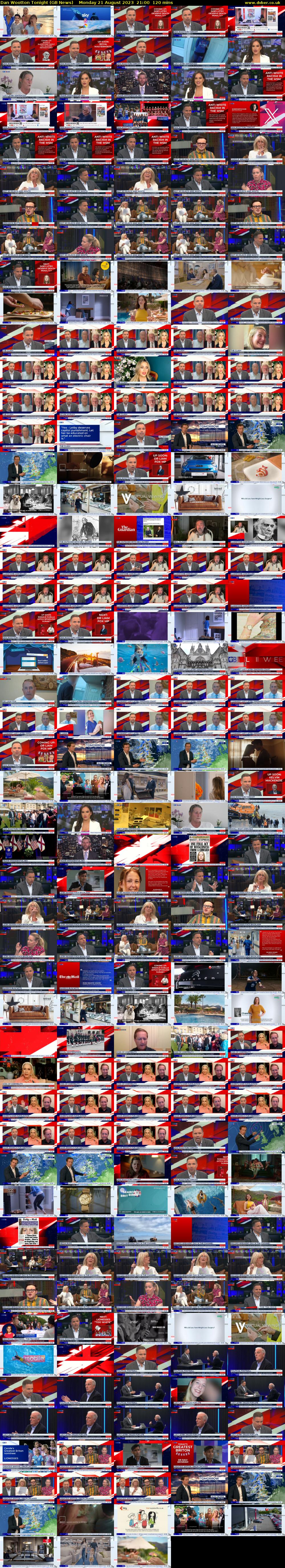 Dan Wootton Tonight (GB News) Monday 21 August 2023 21:00 - 23:00
