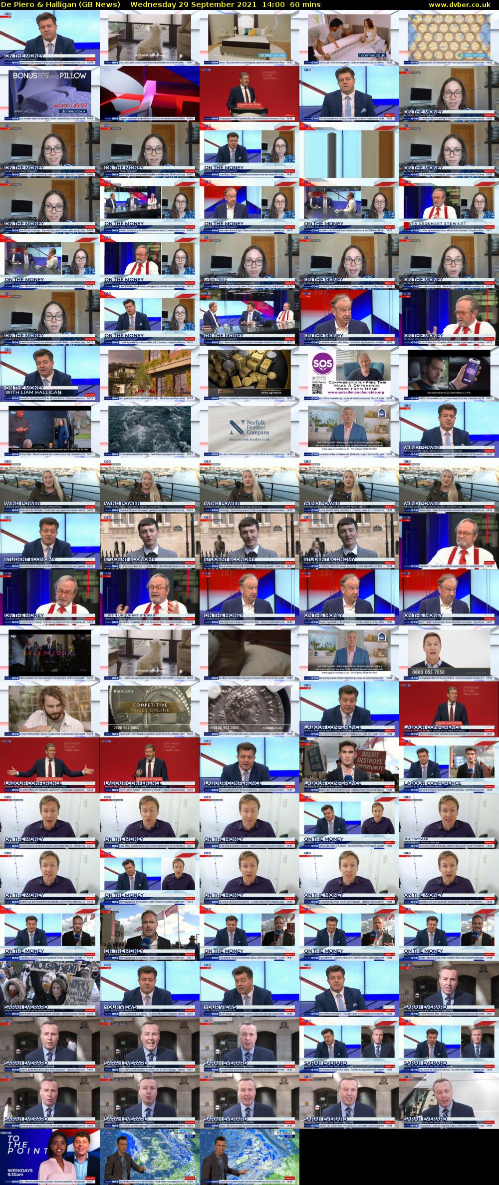 De Piero & Halligan (GB News) Wednesday 29 September 2021 14:00 - 15:00
