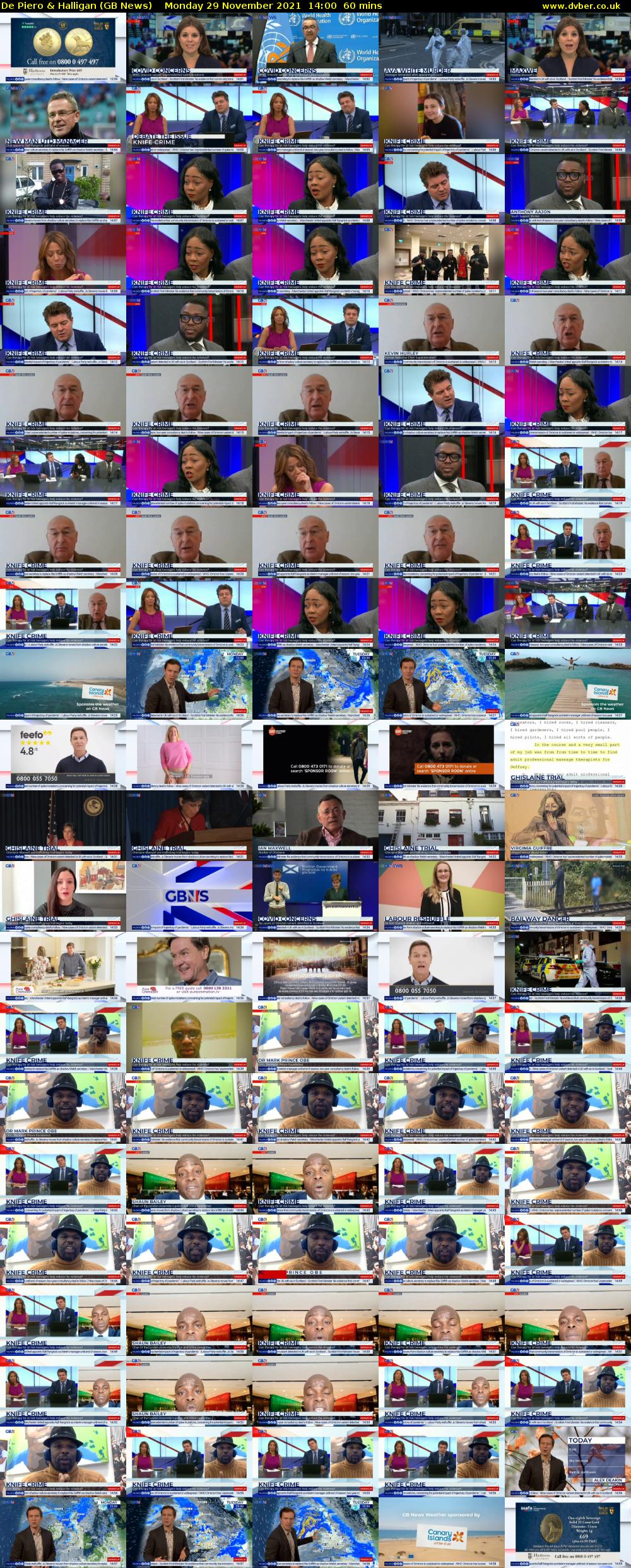 De Piero & Halligan (GB News) Monday 29 November 2021 14:00 - 15:00