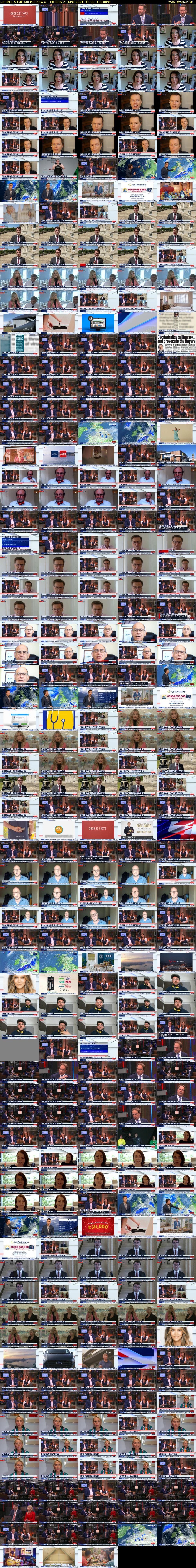 DePiero & Halligan (GB News) Monday 21 June 2021 12:00 - 15:00