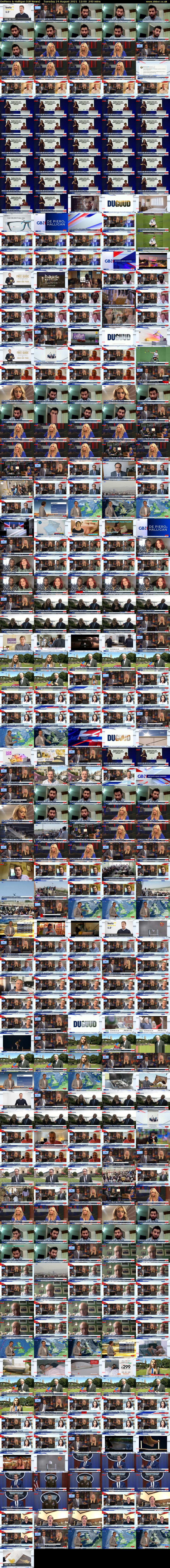 DePiero & Halligan (GB News) Tuesday 24 August 2021 12:00 - 16:00