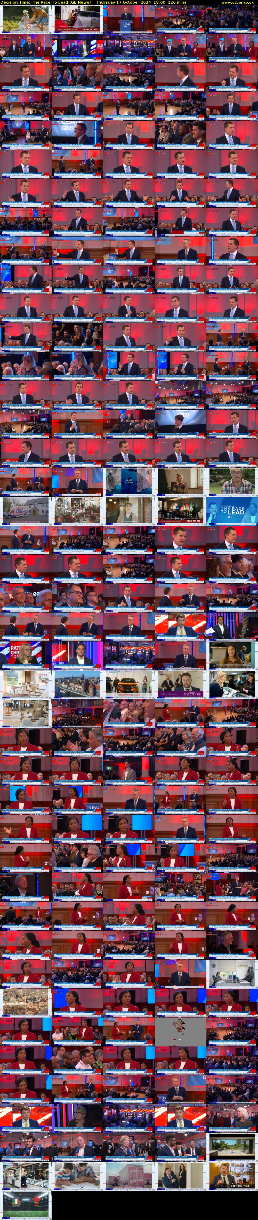 Decision Time: The Race To Lead (GB News) Thursday 17 October 2024 19:00 - 21:00
