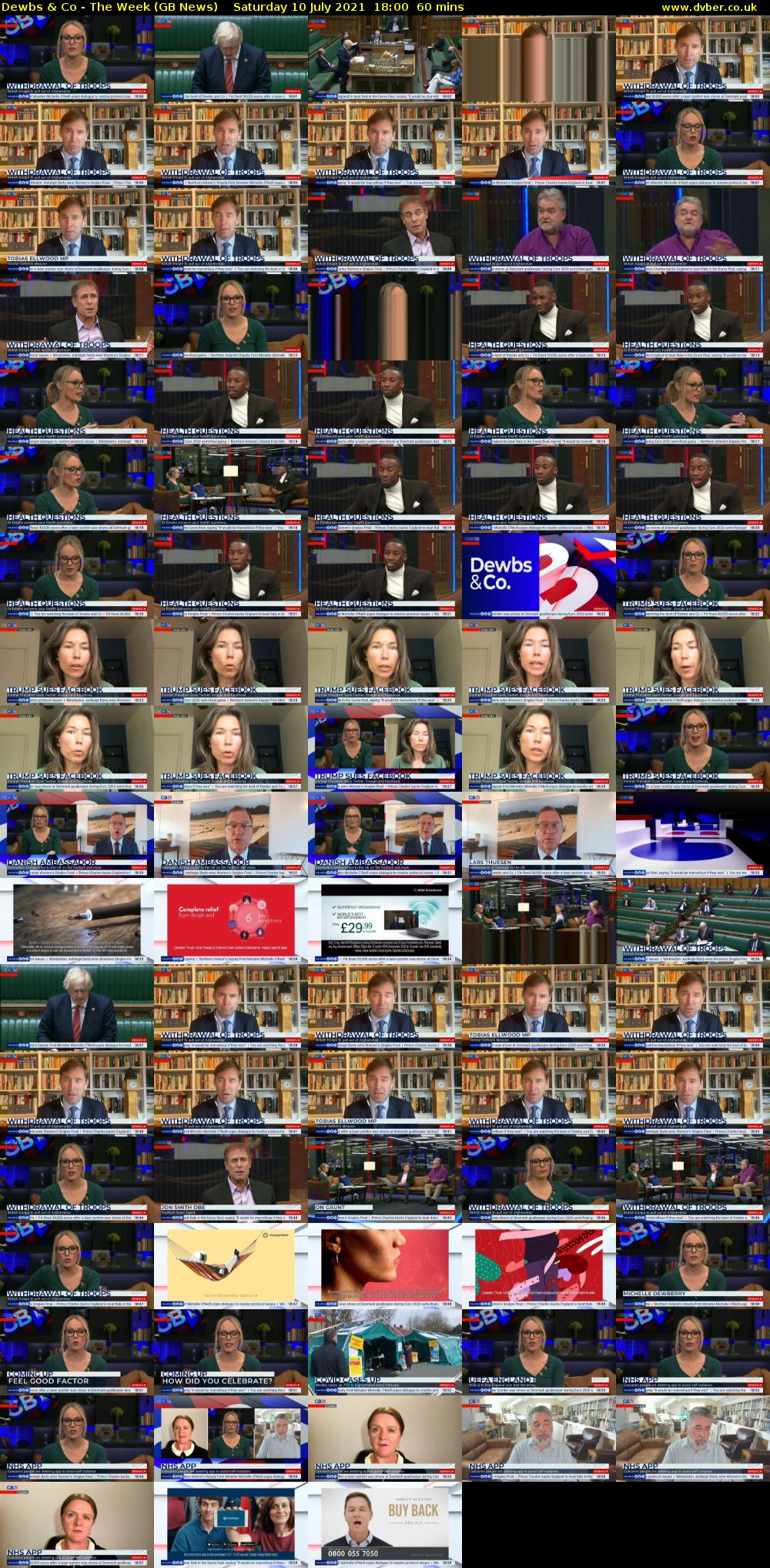 Dewbs & Co - The Week (GB News) Saturday 10 July 2021 18:00 - 19:00