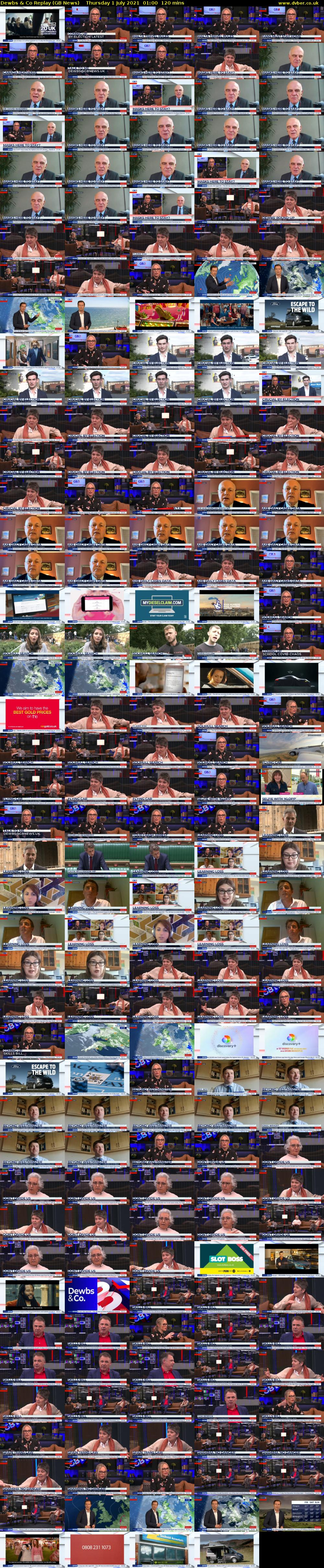 Dewbs & Co Replay (GB News) Thursday 1 July 2021 01:00 - 03:00