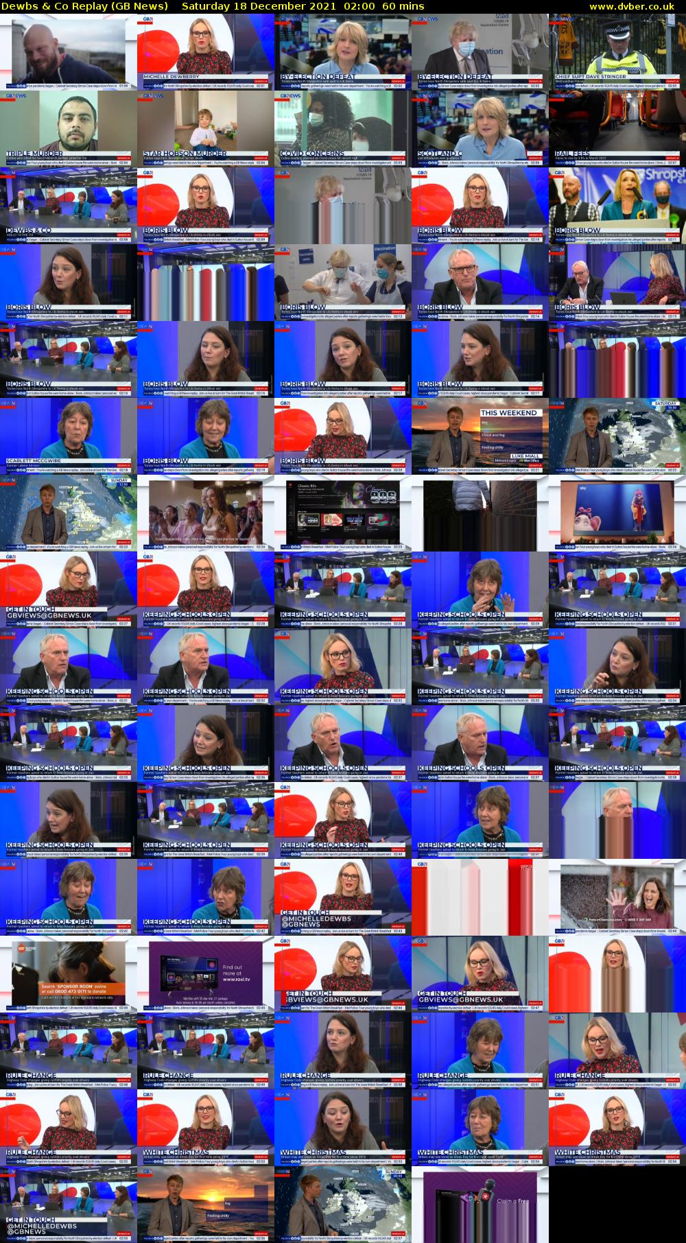 Dewbs & Co Replay (GB News) Saturday 18 December 2021 02:00 - 03:00