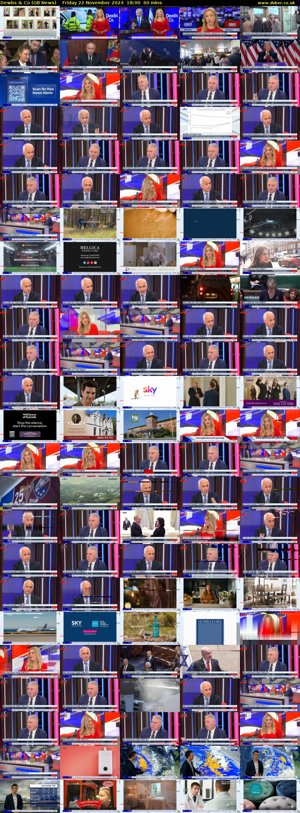 Dewbs & Co (GB News) Friday 22 November 2024 18:00 - 19:00