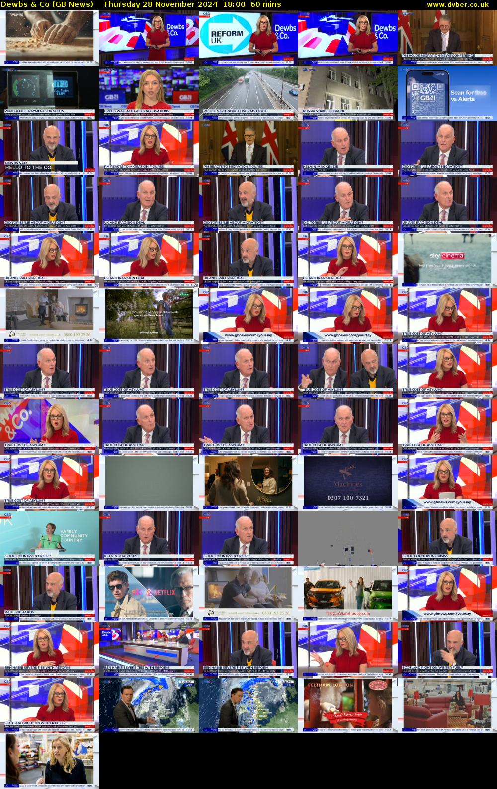 Dewbs & Co (GB News) Thursday 28 November 2024 18:00 - 19:00