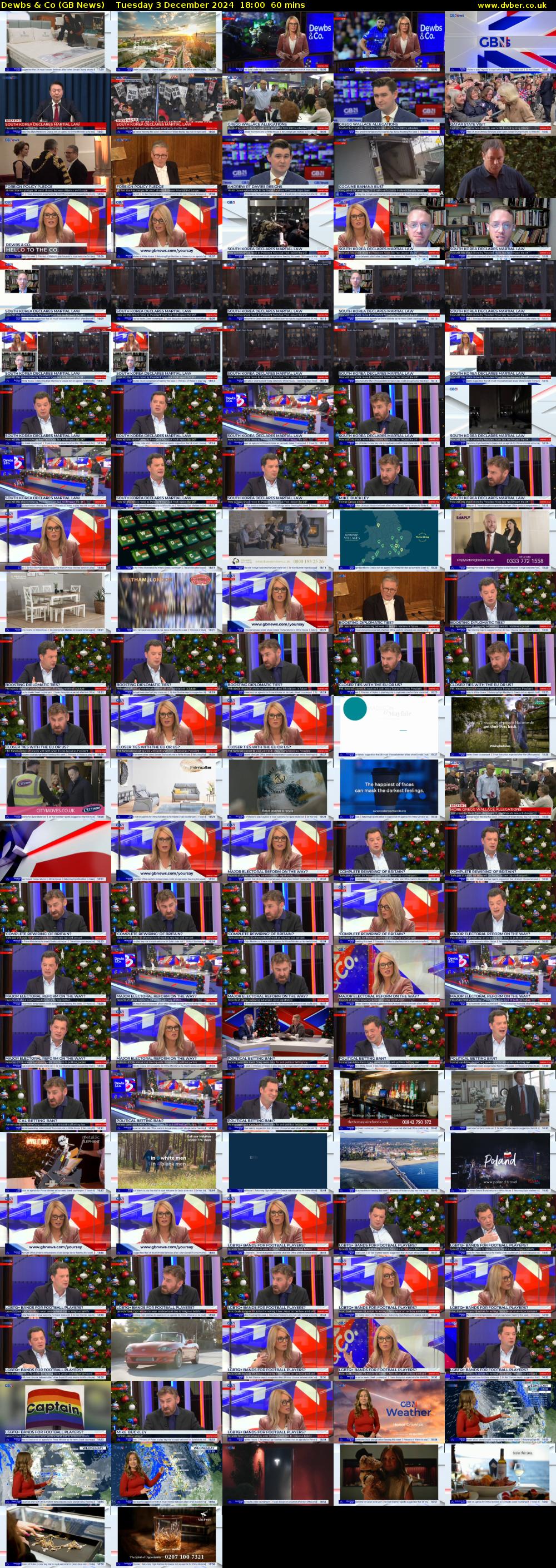 Dewbs & Co (GB News) Tuesday 3 December 2024 18:00 - 19:00
