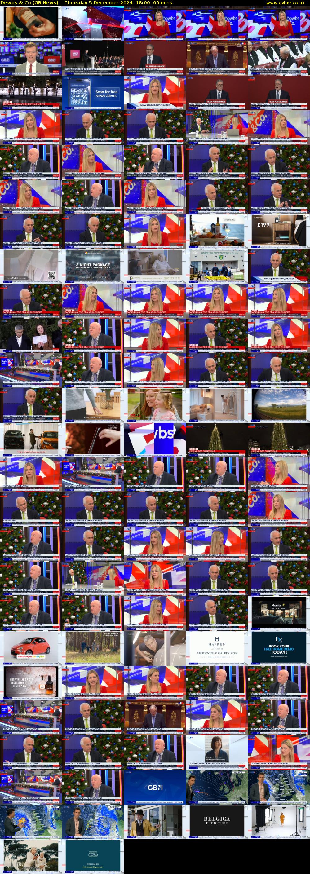 Dewbs & Co (GB News) Thursday 5 December 2024 18:00 - 19:00