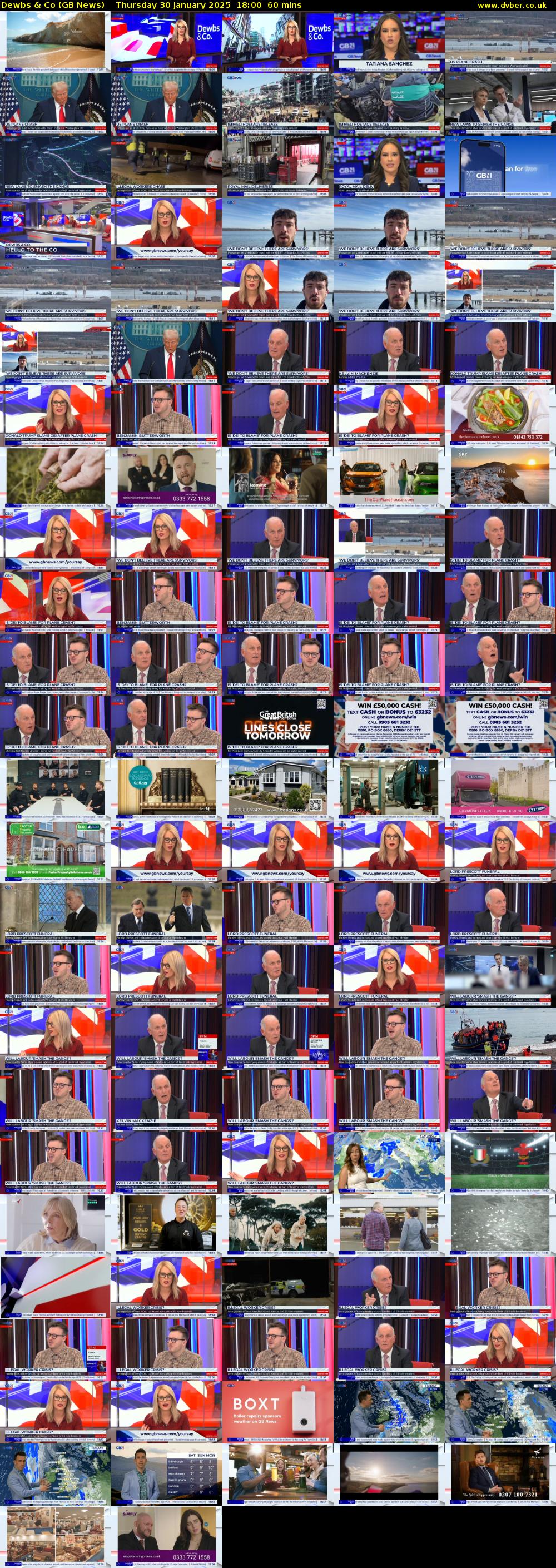 Dewbs & Co (GB News) Thursday 30 January 2025 18:00 - 19:00