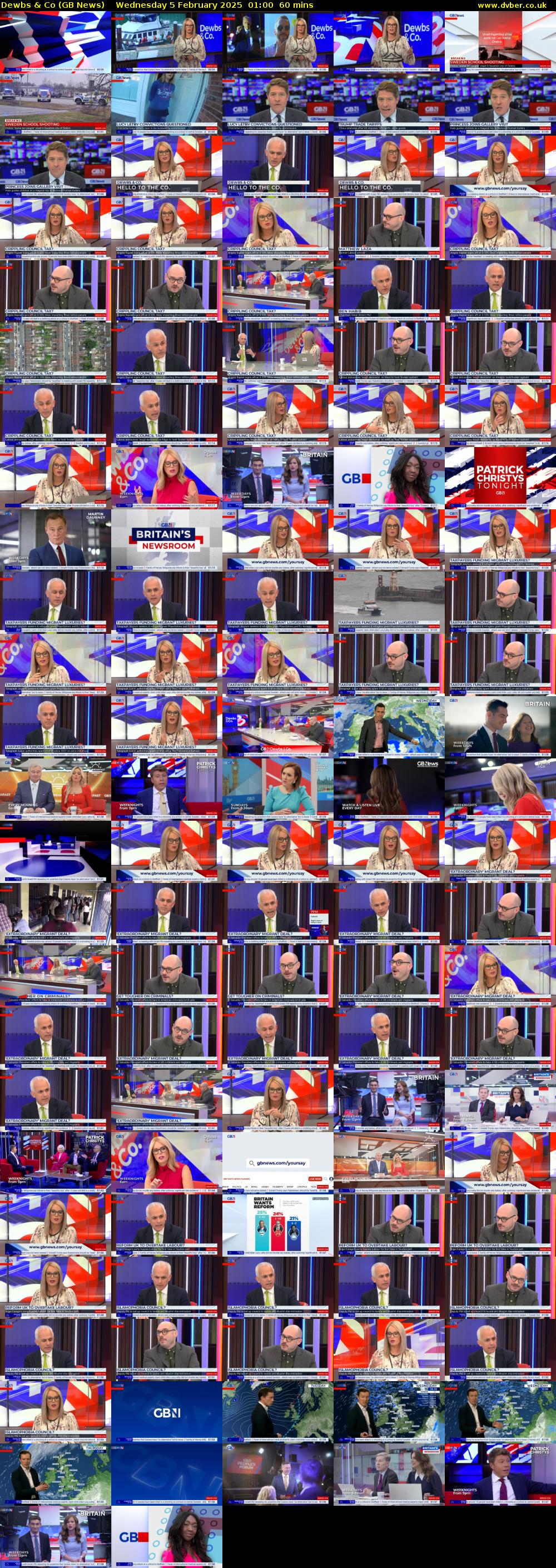 Dewbs & Co (GB News) Wednesday 5 February 2025 01:00 - 02:00