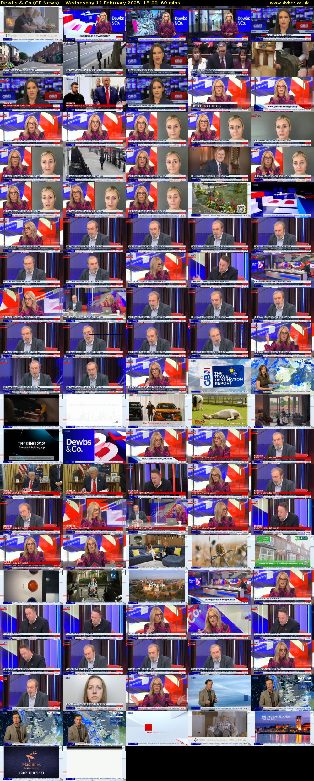 Dewbs & Co (GB News) Wednesday 12 February 2025 18:00 - 19:00