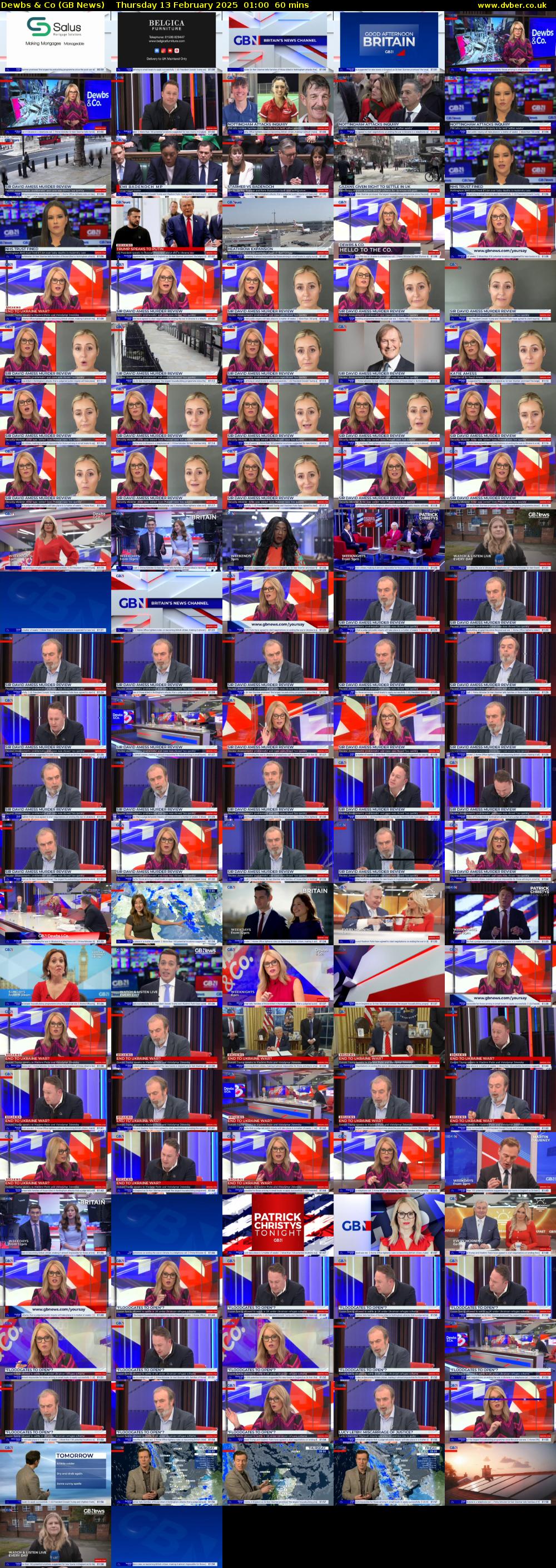 Dewbs & Co (GB News) Thursday 13 February 2025 01:00 - 02:00