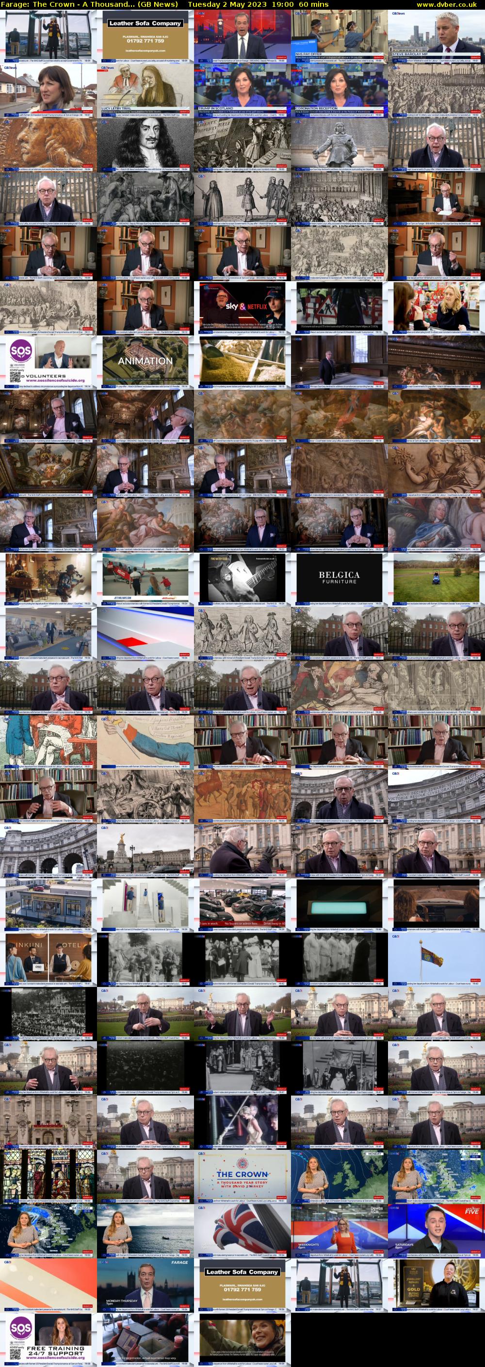 Farage: The Crown - A Thousand... (GB News) Tuesday 2 May 2023 19:00 - 20:00