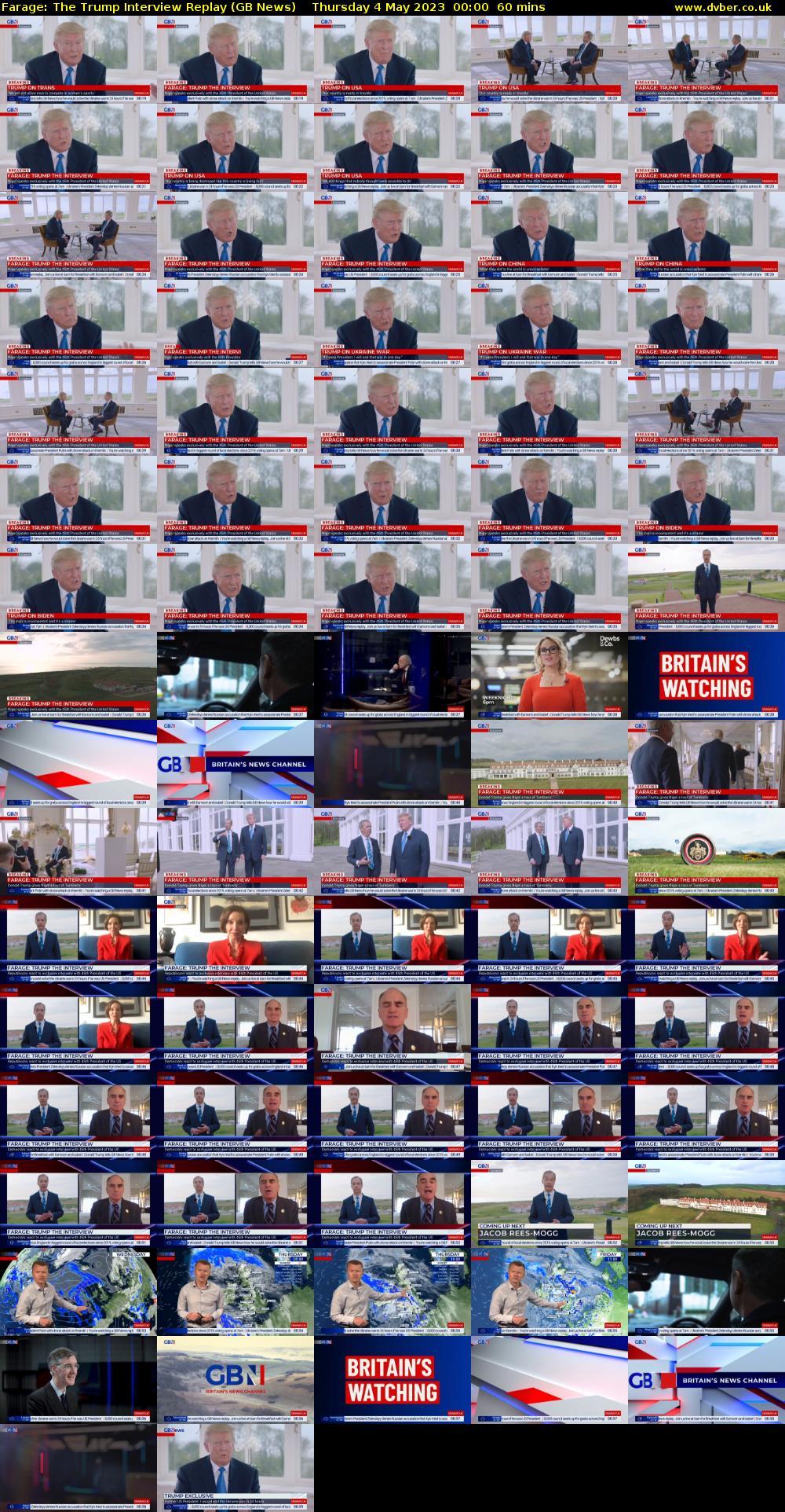 Farage: The Trump Interview Replay (GB News) Thursday 4 May 2023 00:00 - 01:00