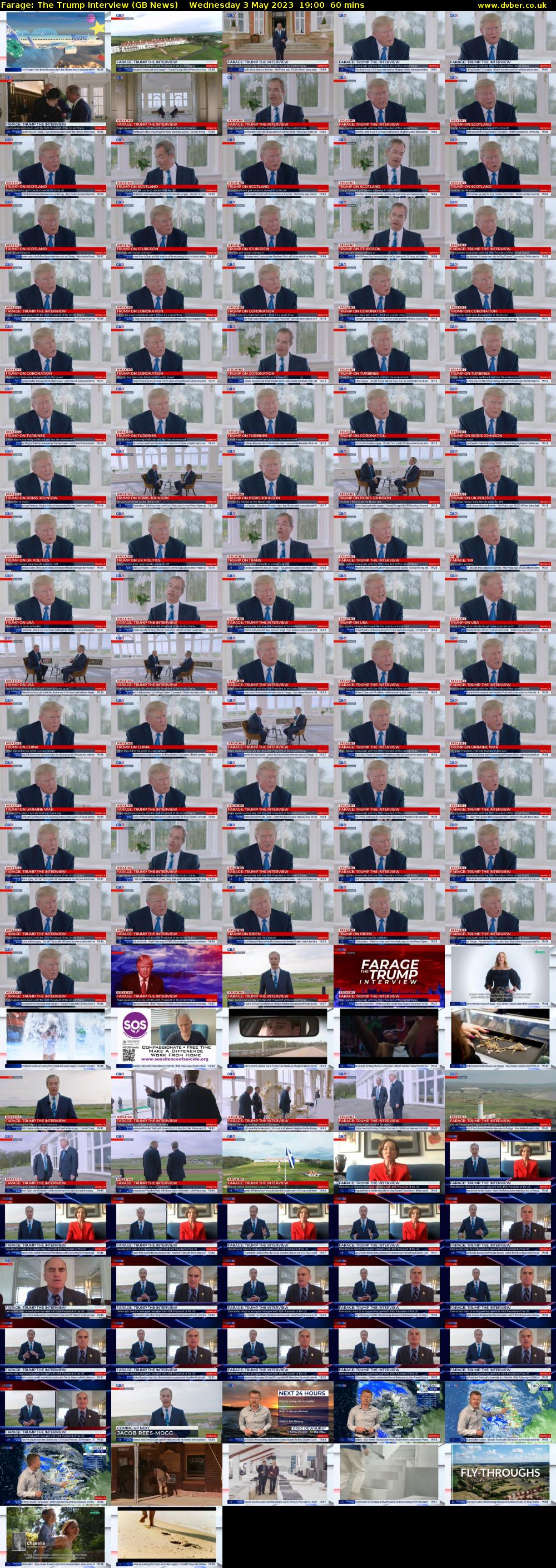 Farage: The Trump Interview (GB News) Wednesday 3 May 2023 19:00 - 20:00