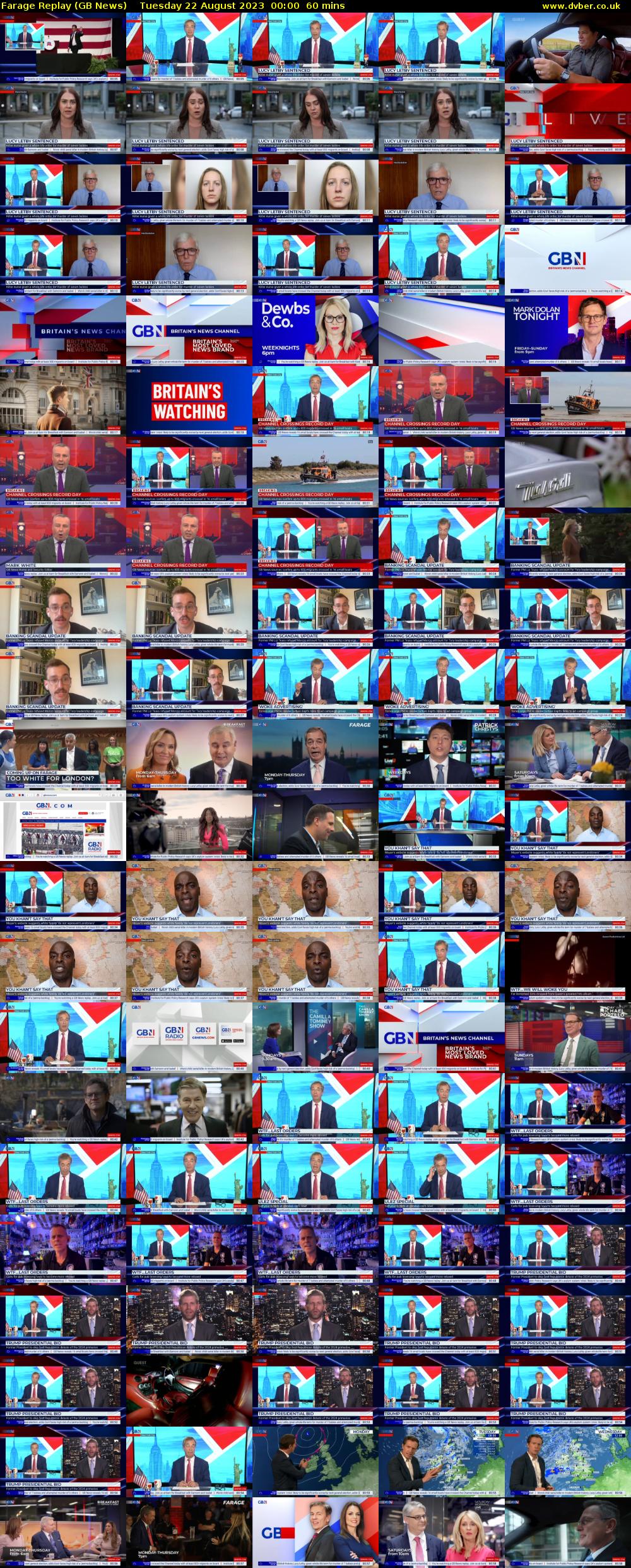 Farage Replay (GB News) Tuesday 22 August 2023 00:00 - 01:00