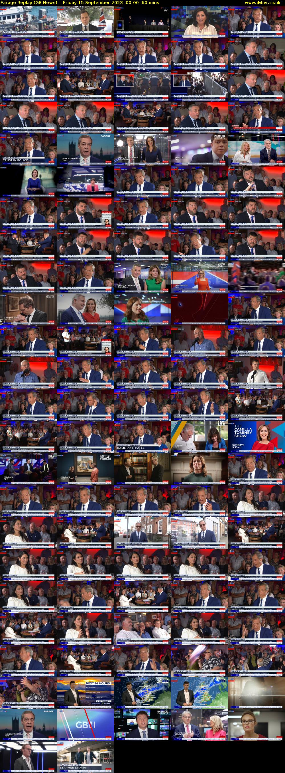 Farage Replay (GB News) Friday 15 September 2023 00:00 - 01:00