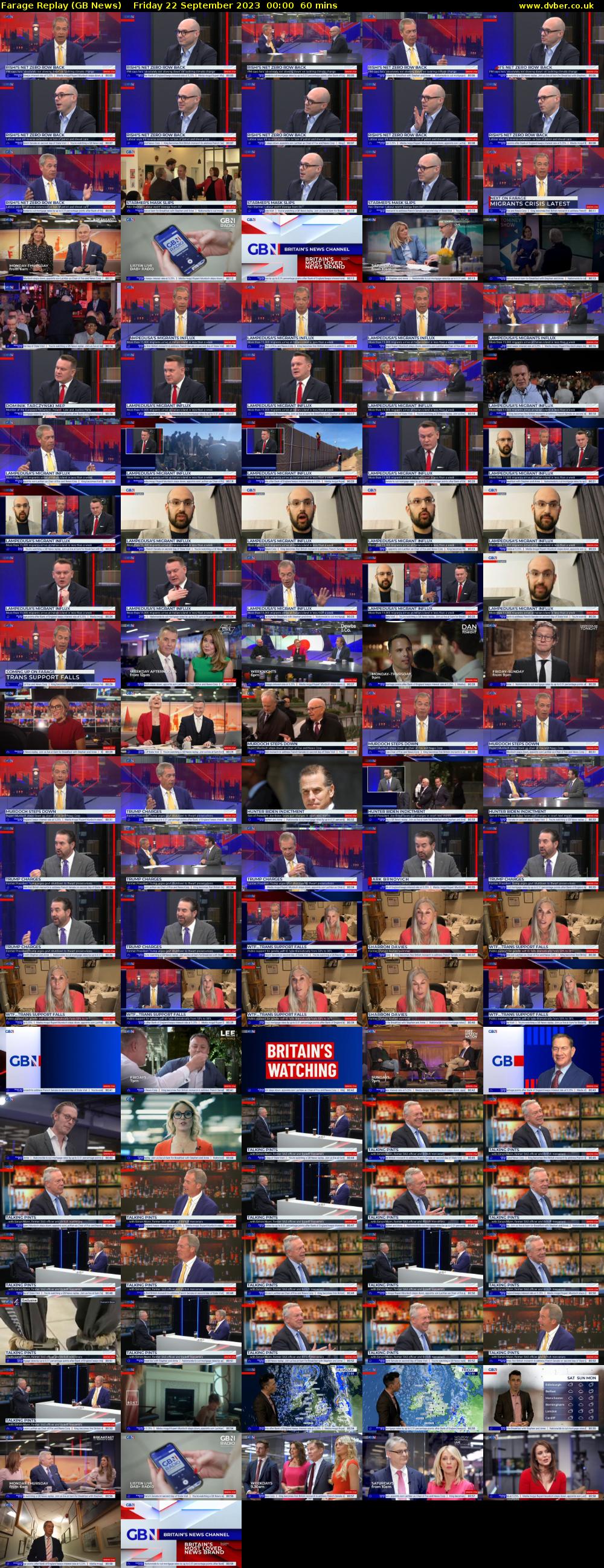 Farage Replay (GB News) Friday 22 September 2023 00:00 - 01:00
